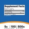 L Leucna nutricost 500 mg 100 sv tabla nutrimental