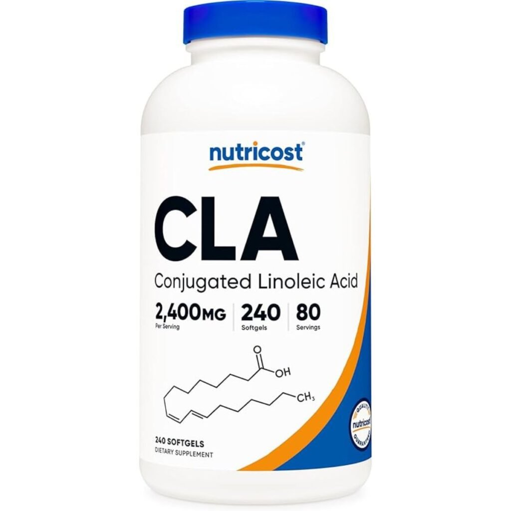 CLA Nutricost 240 softgels 80 servicios – Suplementos Mart